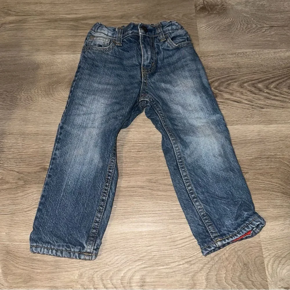 OshKosh B'gosh Fleece Thermal Lined Blue Jeans
